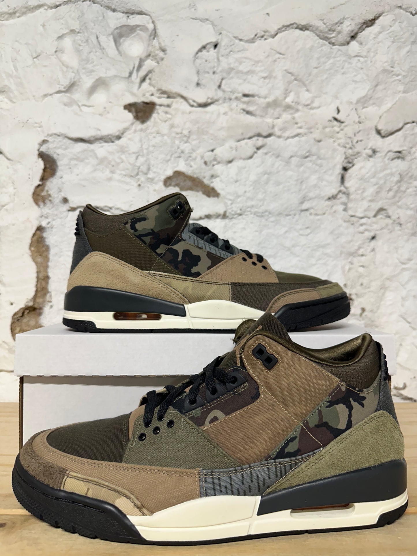 Air Jordan 3 Camo Patchwork Sz 11