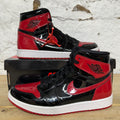 Air Jordan 1 High Patent Bred Sz 10