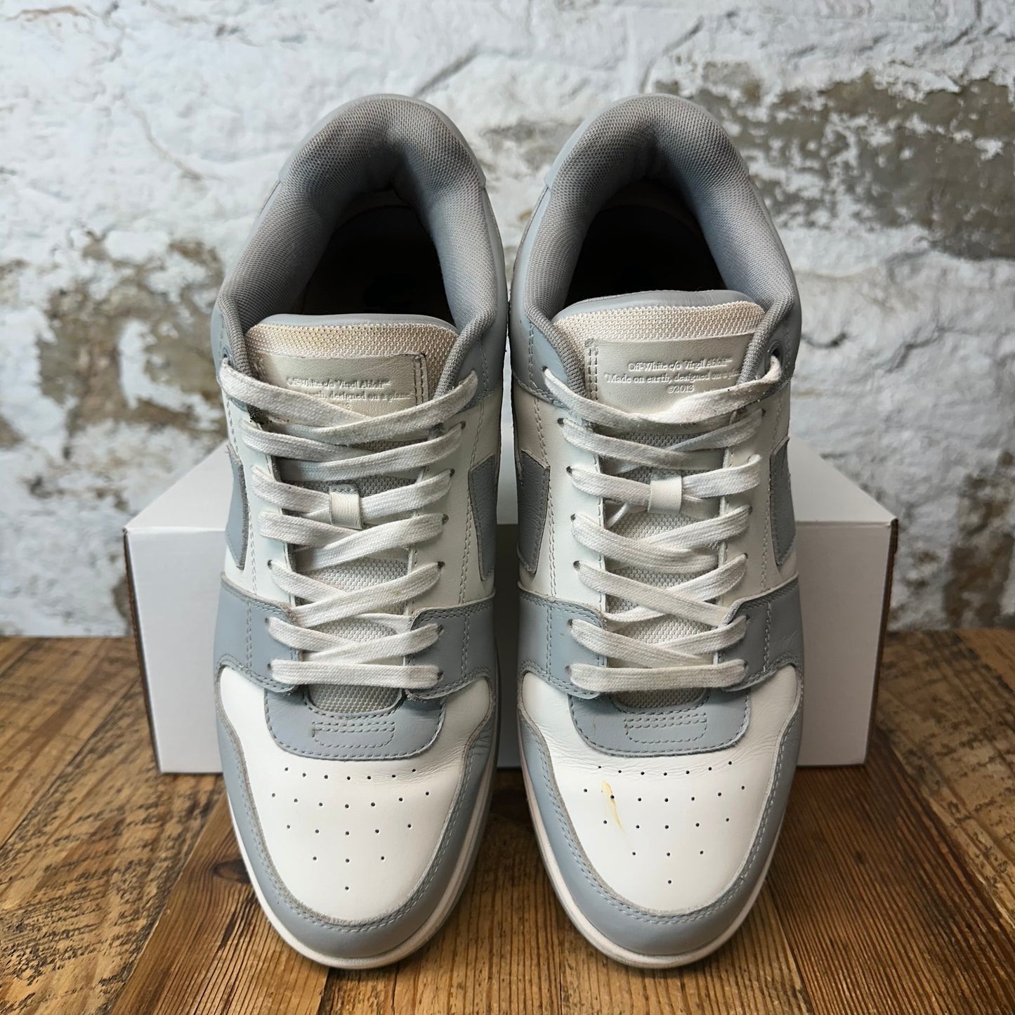 Off-White Out Of Office Grey White Sneaker Sz 13 (46)