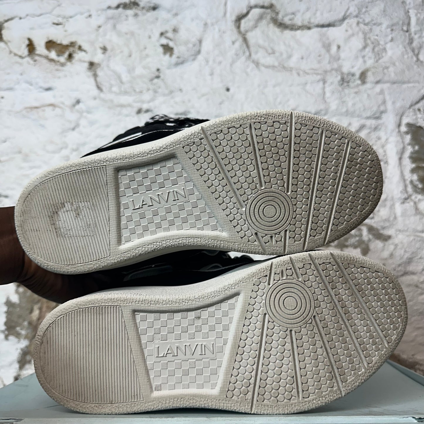 Lanvin Curb Black White Sneaker Sz 6.5 (39)