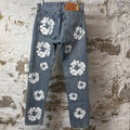 Denim Tears White CW Blue Denim Jeans Sz 29