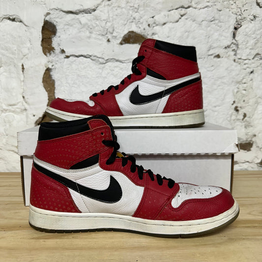 Air Jordan 1 High Spider-Man Across the Spider-Verse Sz 10