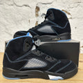 Air Jordan 5 Black University Blue Sz 11.5