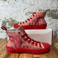 Dior B23 High Red Oblique Sneaker Sz 8 (41)