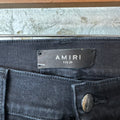 Amiri Paint Drip Spell Black Denim Jeans Sz 29