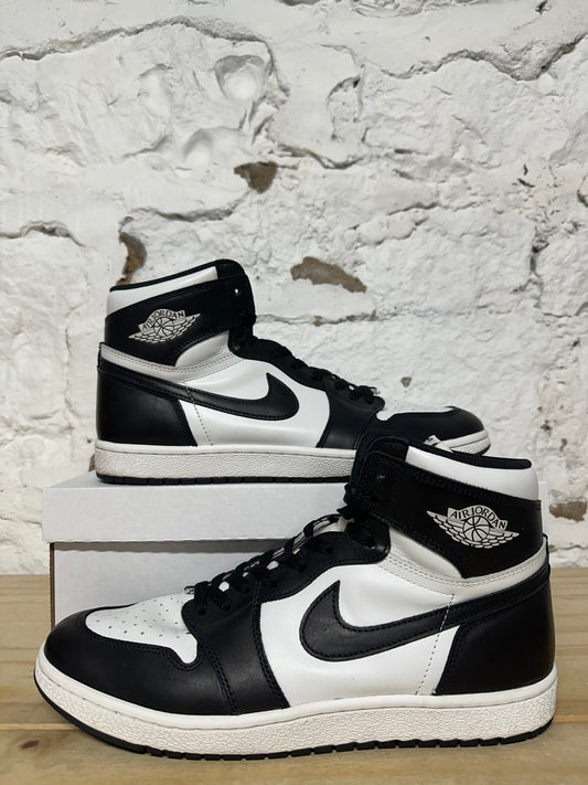Air Jordan 1 High Black White Sz 12