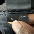 Amiri Varsity 22 Patch Black Denim Jeans Sz 34
