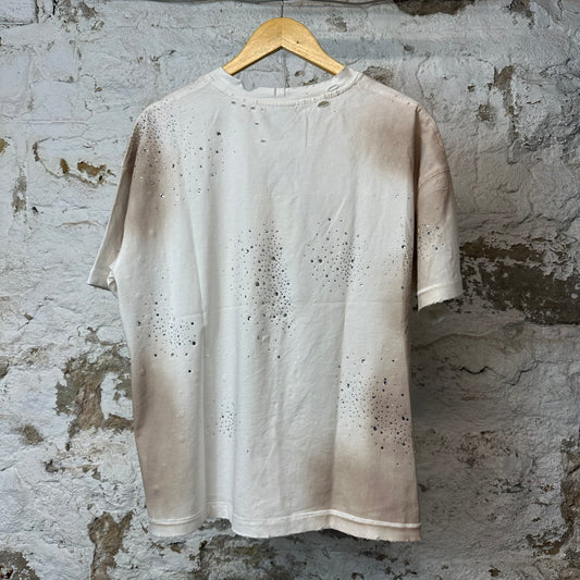 Vale Superman Kiss Bling T-shirt White Sz S DS