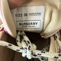 Burberry Arthur Pink Cream Sneaker Sz 6.5 (39)