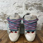 Lanvin Curb Multicolor Lace Gray Black Sneaker Sz 11 (44)