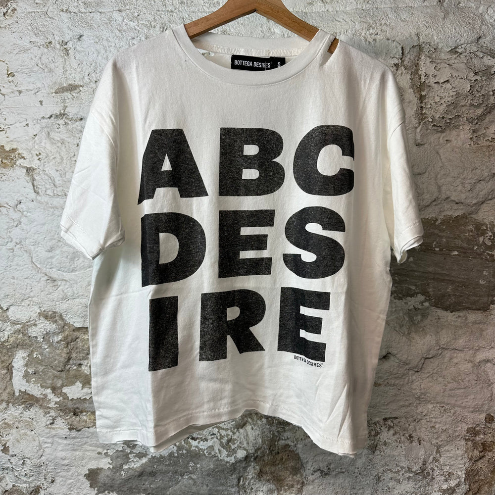 Bottega Desires ABC White T-shirt DS
