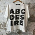 Bottega Desires ABC White T-shirt DS