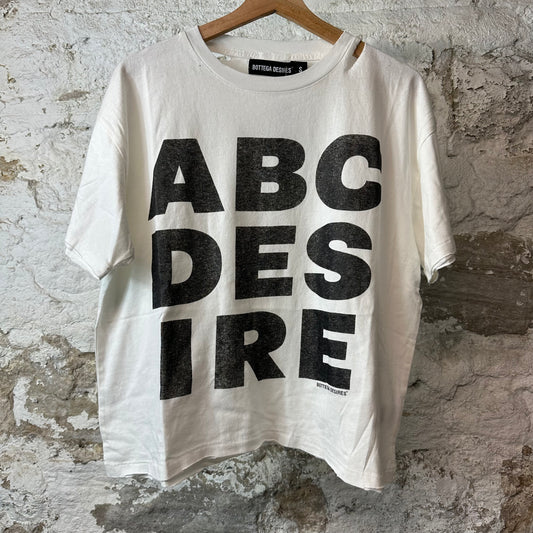 Bottega Desires ABC White T-shirt DS