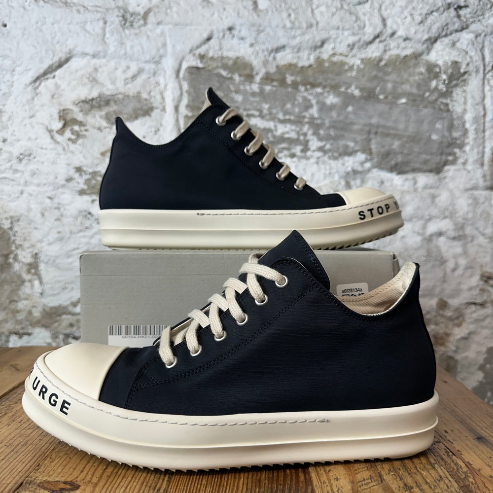 Rick Owens Stop Breath Black Milk Sneaker Sz 9 (42)
