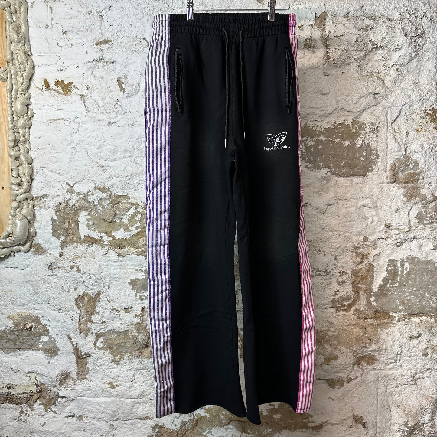 HMDD Akimbo Black Track Sweatpants Sz M