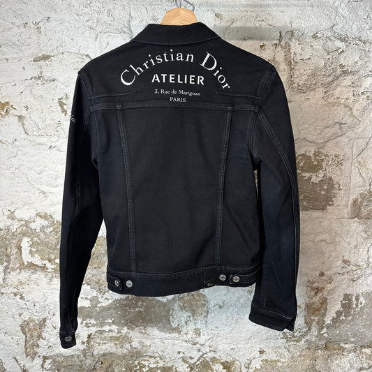 Dior Atelier Denim Jacket Black Sz S (46)