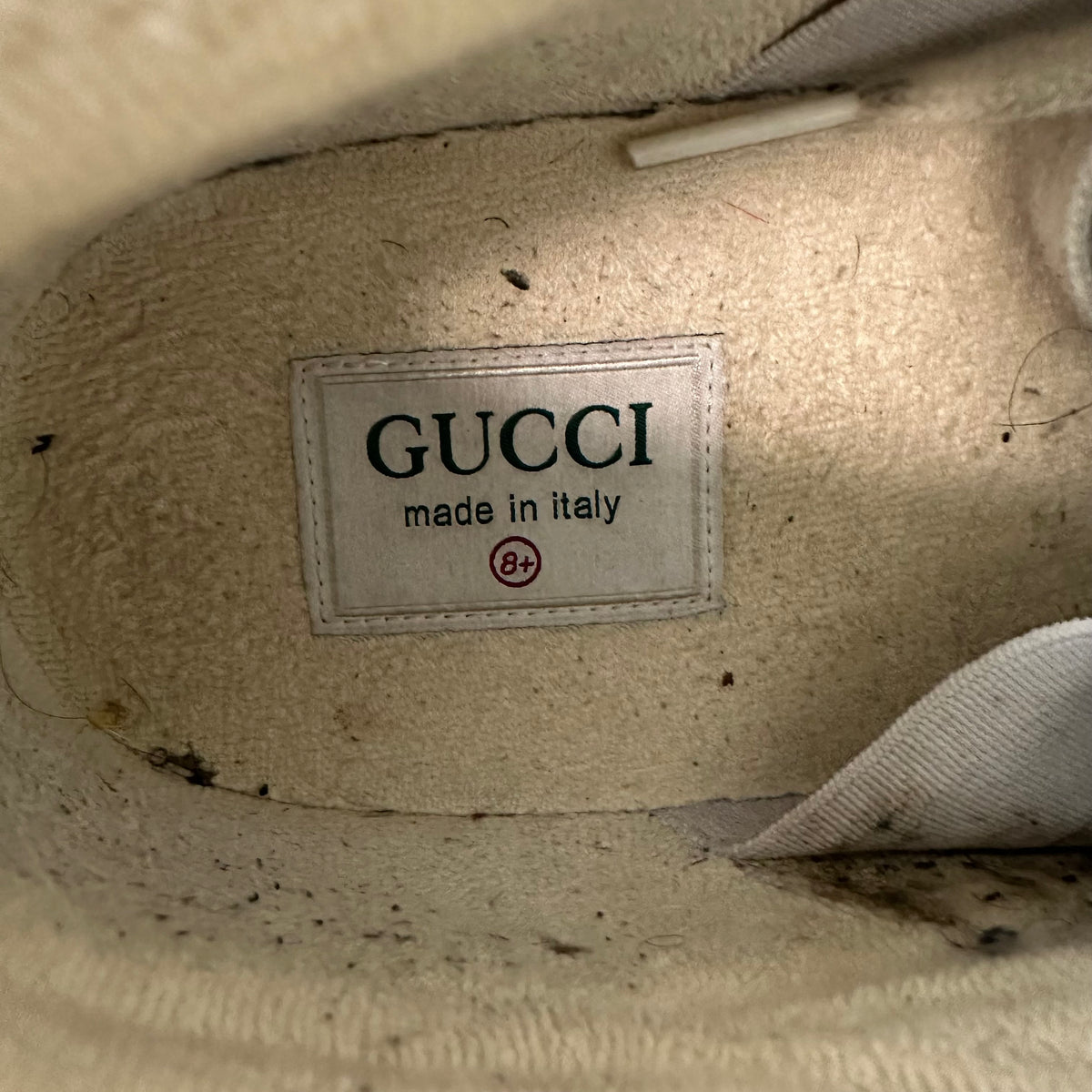 Gucci Ultrapace Mid Grey Sneaker Sz 8.5
