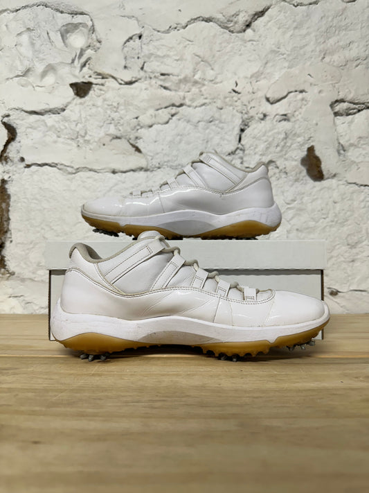 Air Jordan 11 Low Golf Metallic Gold Sz 10