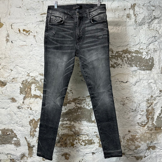 Amiri Plain Gray Denim Jeans Sz 30