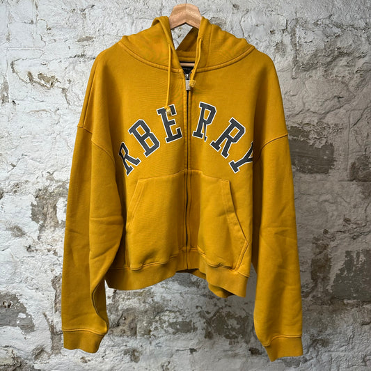 GV Gallery Raspberry Hills Zip Up Hoodie Mustard Sz S