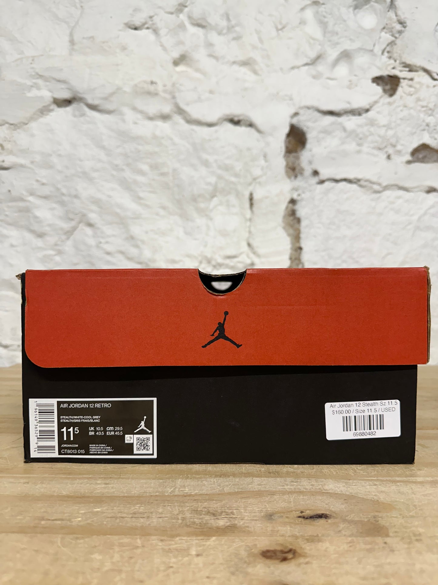 Air Jordan 12 Stealth Sz 11.5