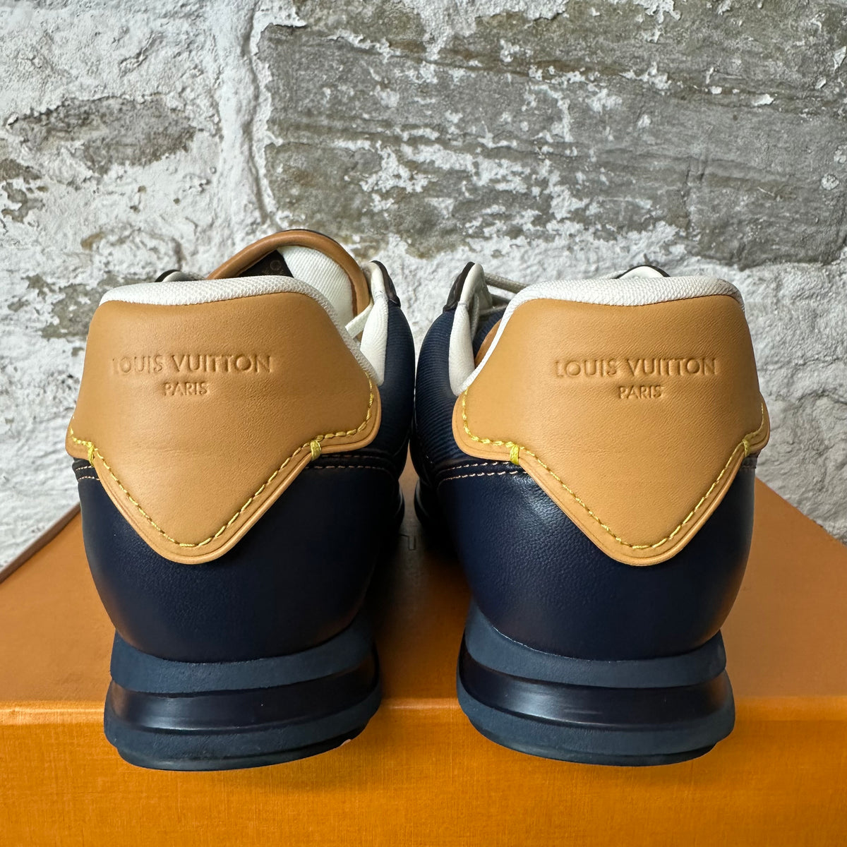 Louis Vuitton Buttersoft Navy Blue Sneaker Sz 9 (7.5LV)