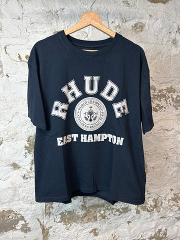 Rhude East Hampton T-shirt Navy Sz S