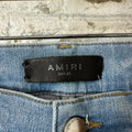 Amiri Starburst Spell Blue Denim Jeans Sz 30