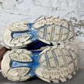 Balenciaga Track Runner Blue Dyed White Sneaker Sz 12 (45)
