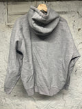 Supreme Inside Out Grey Red Hoodie Sz L