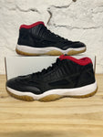 Air Jordan 11 Low IE Black Red Sz 11