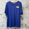 Off White Yellow Blue Diagonals T-shirt Sz S