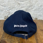 Palm Angels Navy Spellout Hat