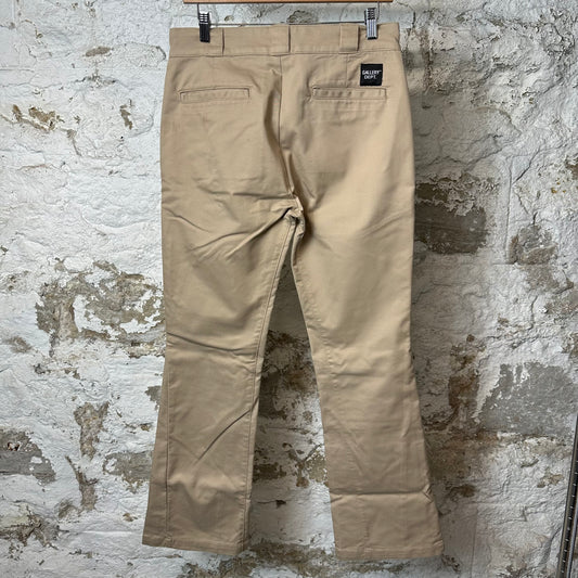 Gallery Department Khaki Flare Pants Sz 30