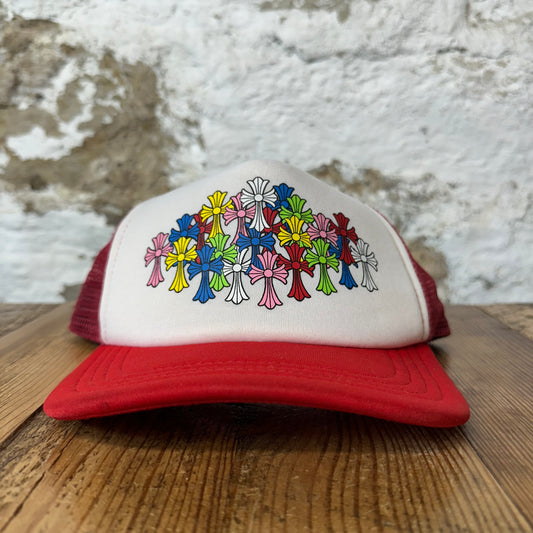 Chrome Hearts Multicolor Cross King Taco Trucker Hat