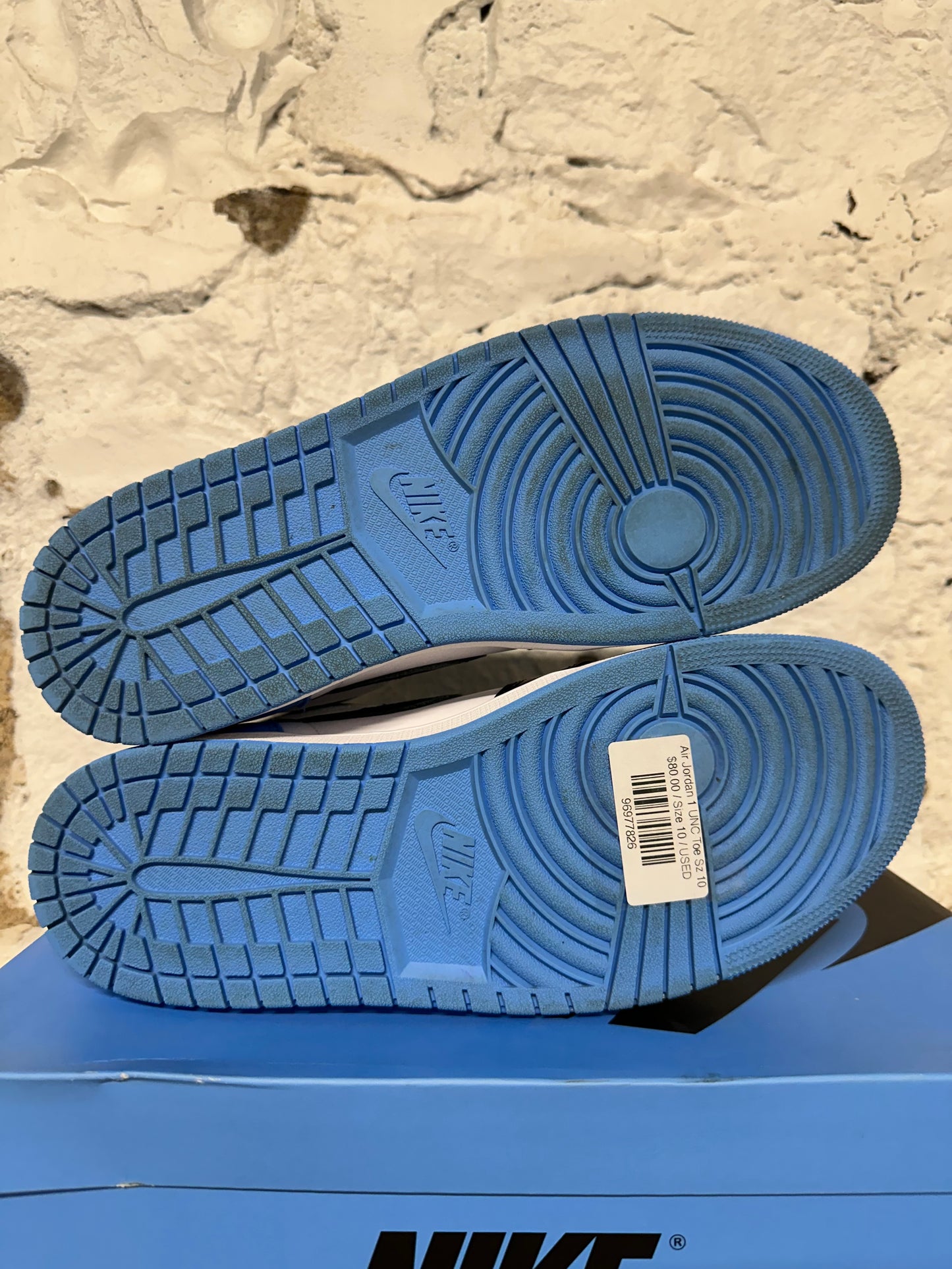 Air Jordan 1 High UNC Toe Sz 10