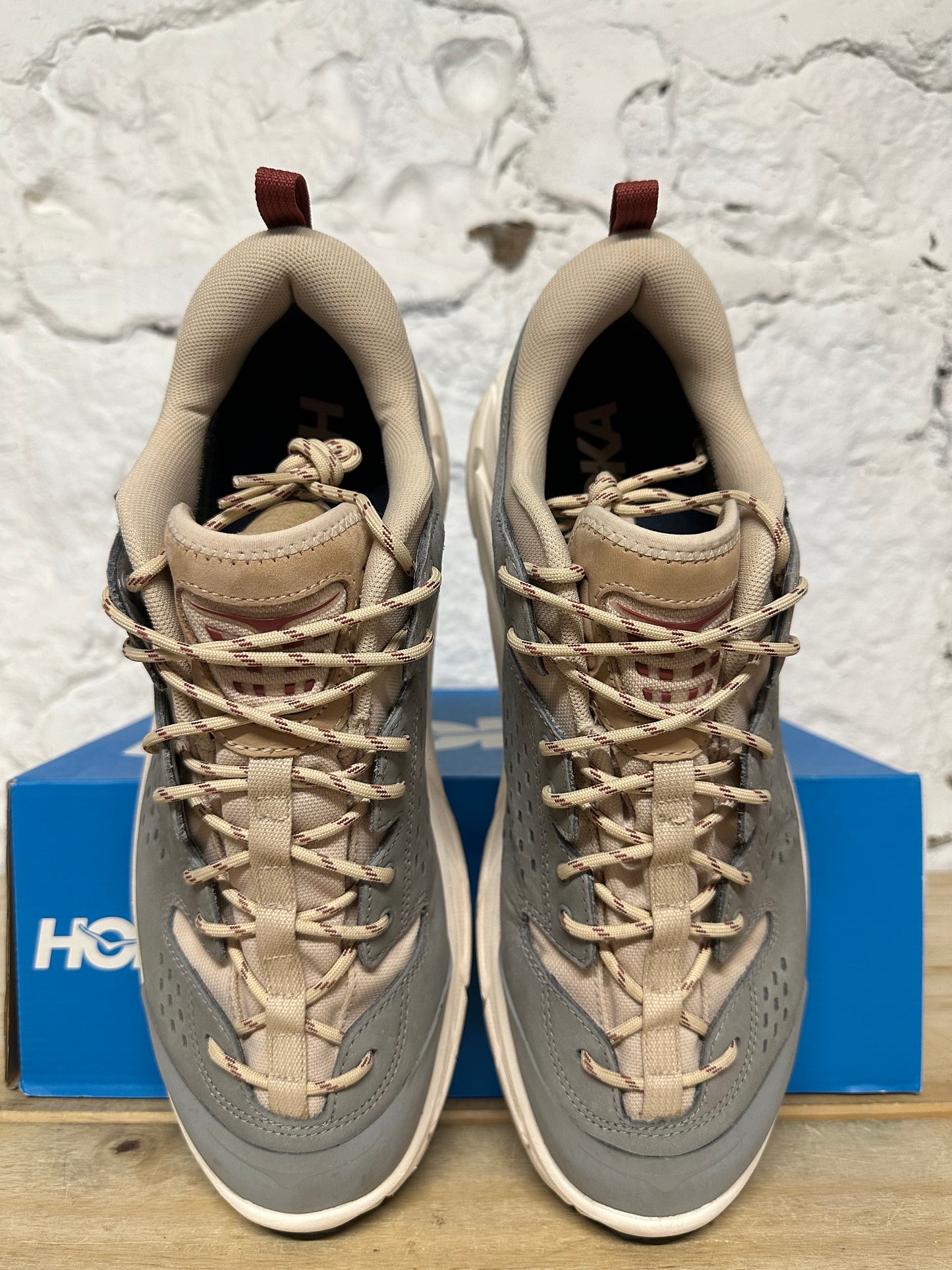 Hoka One One Tor Ultra Lo Limestone Sand Sz 12