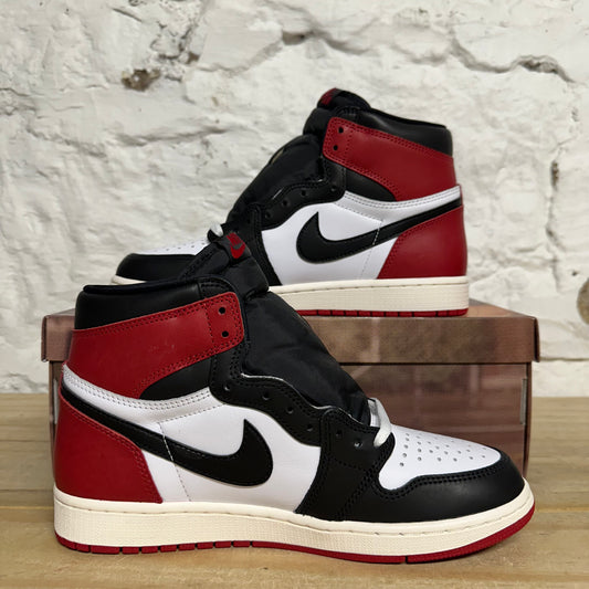 Air Jordan 1 High Black Toe Reimagined Sz 8.5 DS