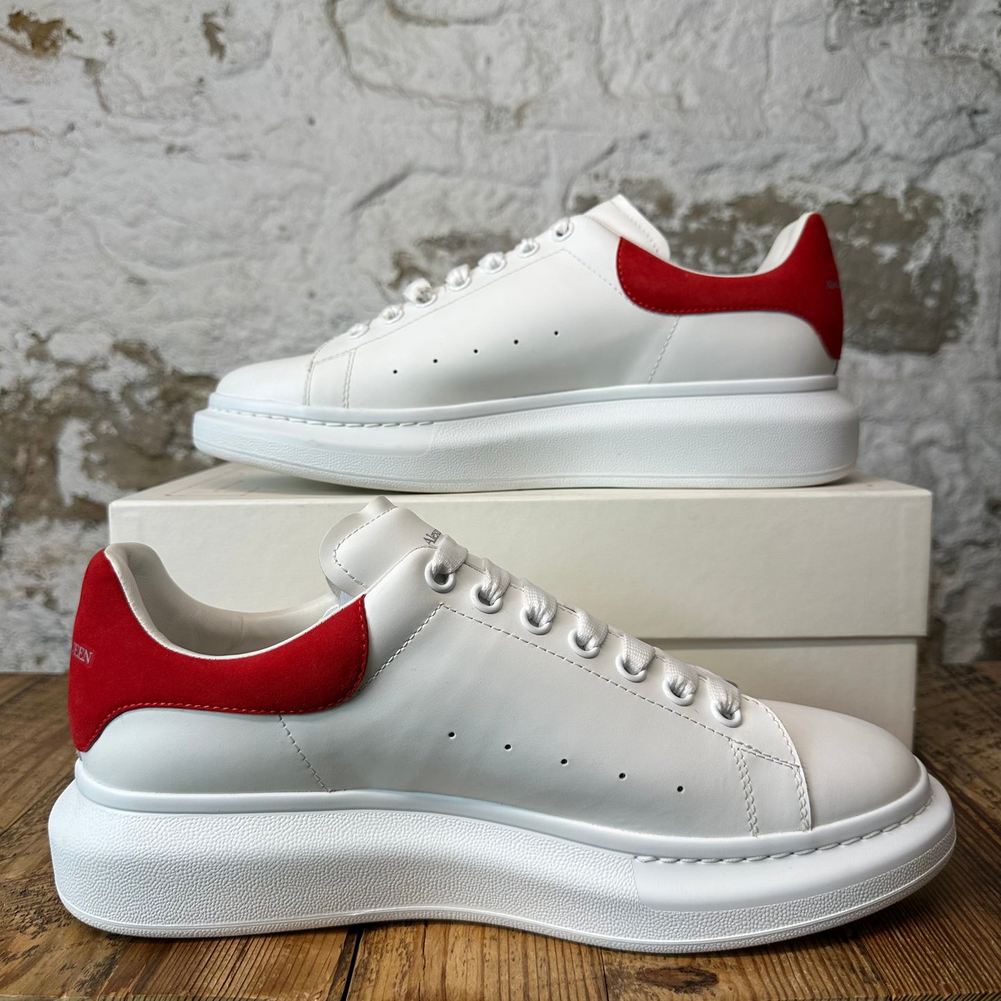 Alexander McQueen Red Tab White Sneaker Sz 12 (45)