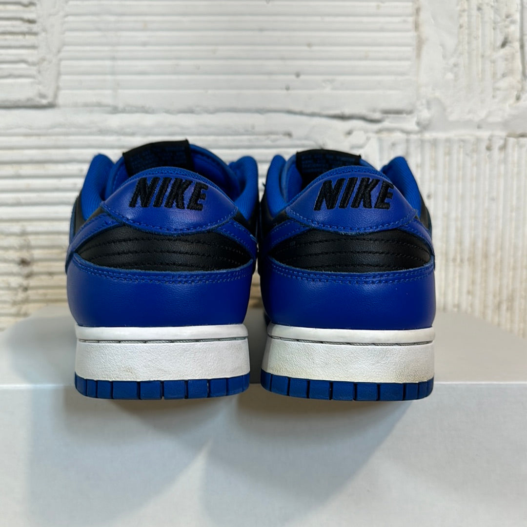 Nike Dunk Low Black Hyper Cobalt Sz 10