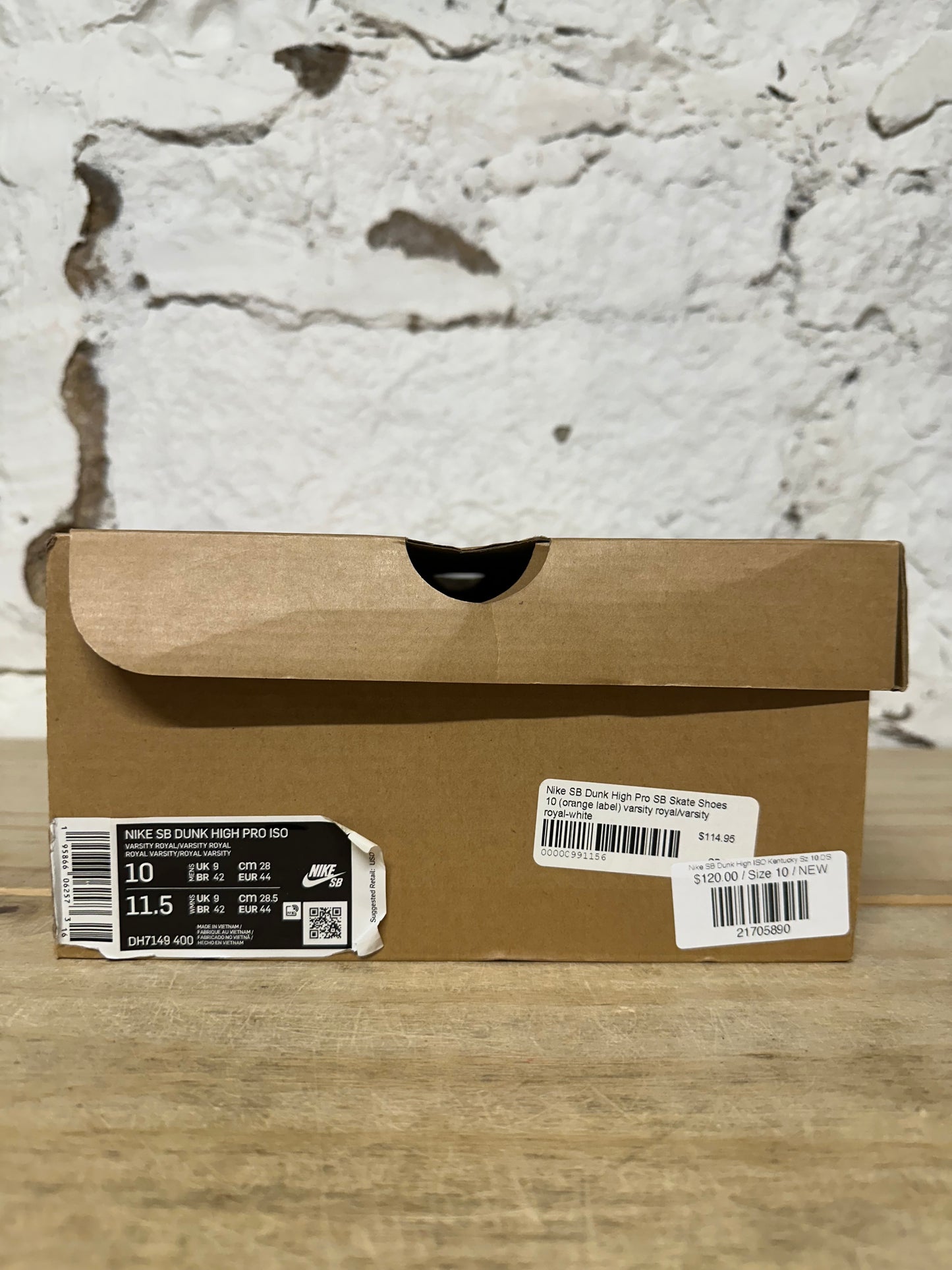 Nike SB Dunk High ISO Kentucky Sz 10 DS