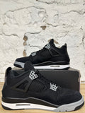 Air Jordan 4 Black Canvas Sz 11