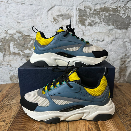 Dior B22 Teal Blue White Black Sneaker Sz 10 (43)