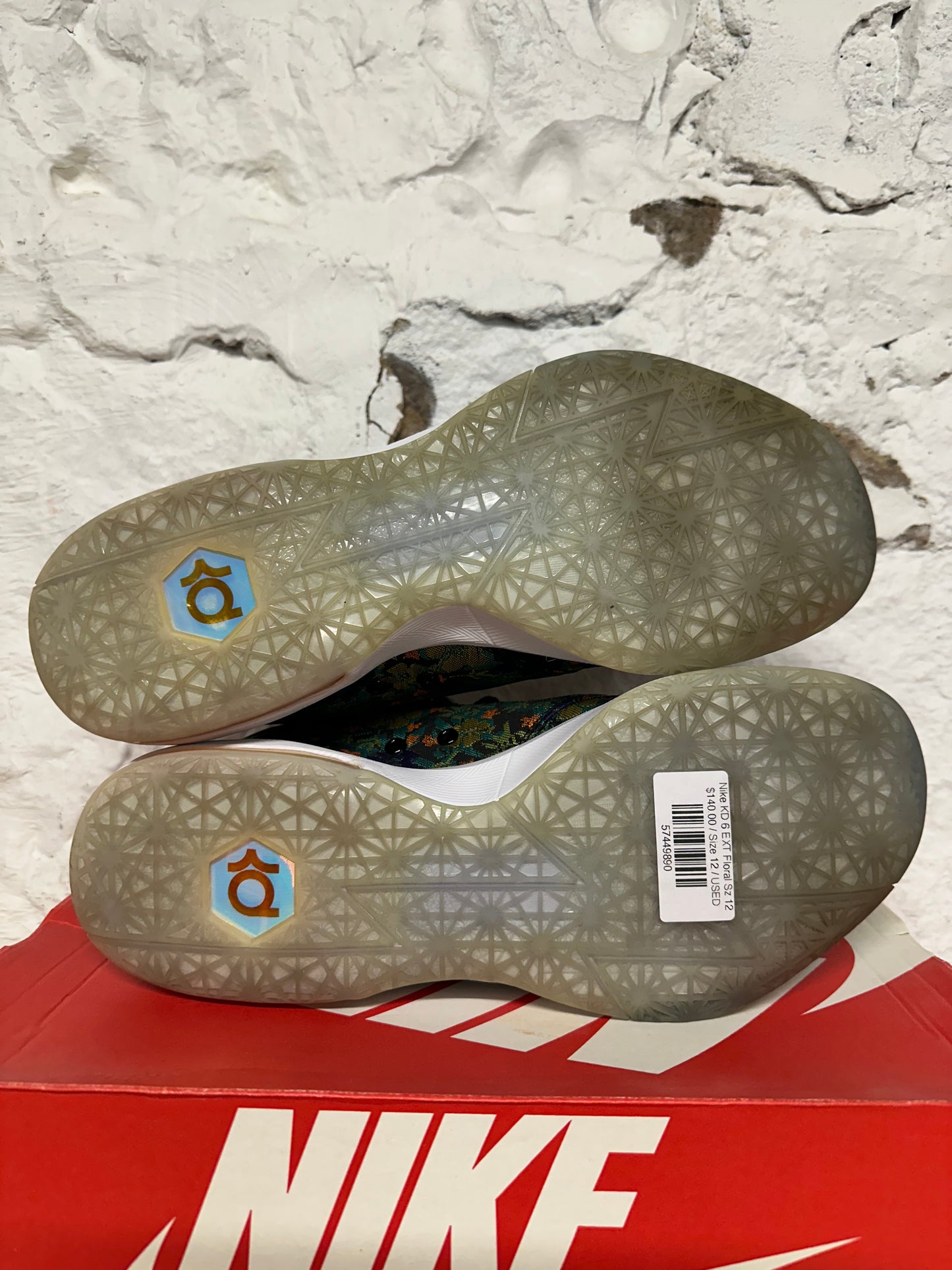 Nike KD 6 EXT Floral Sz 12