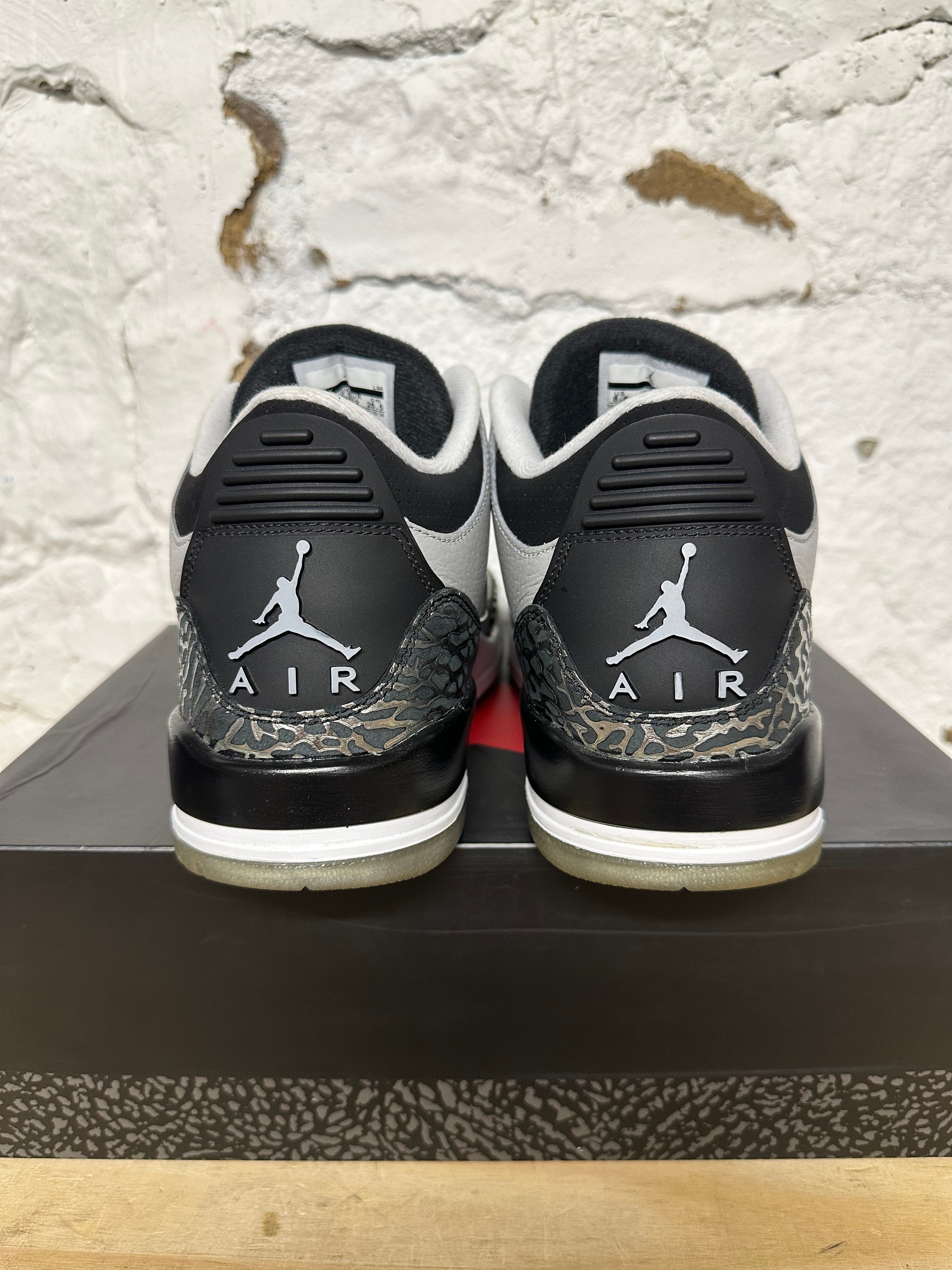Air Jordan 3 ホワイト/グレー/ブラック US8 Nike Air Jordan 3 Retro Cement Grey White CT8532-106 Sneakers Men