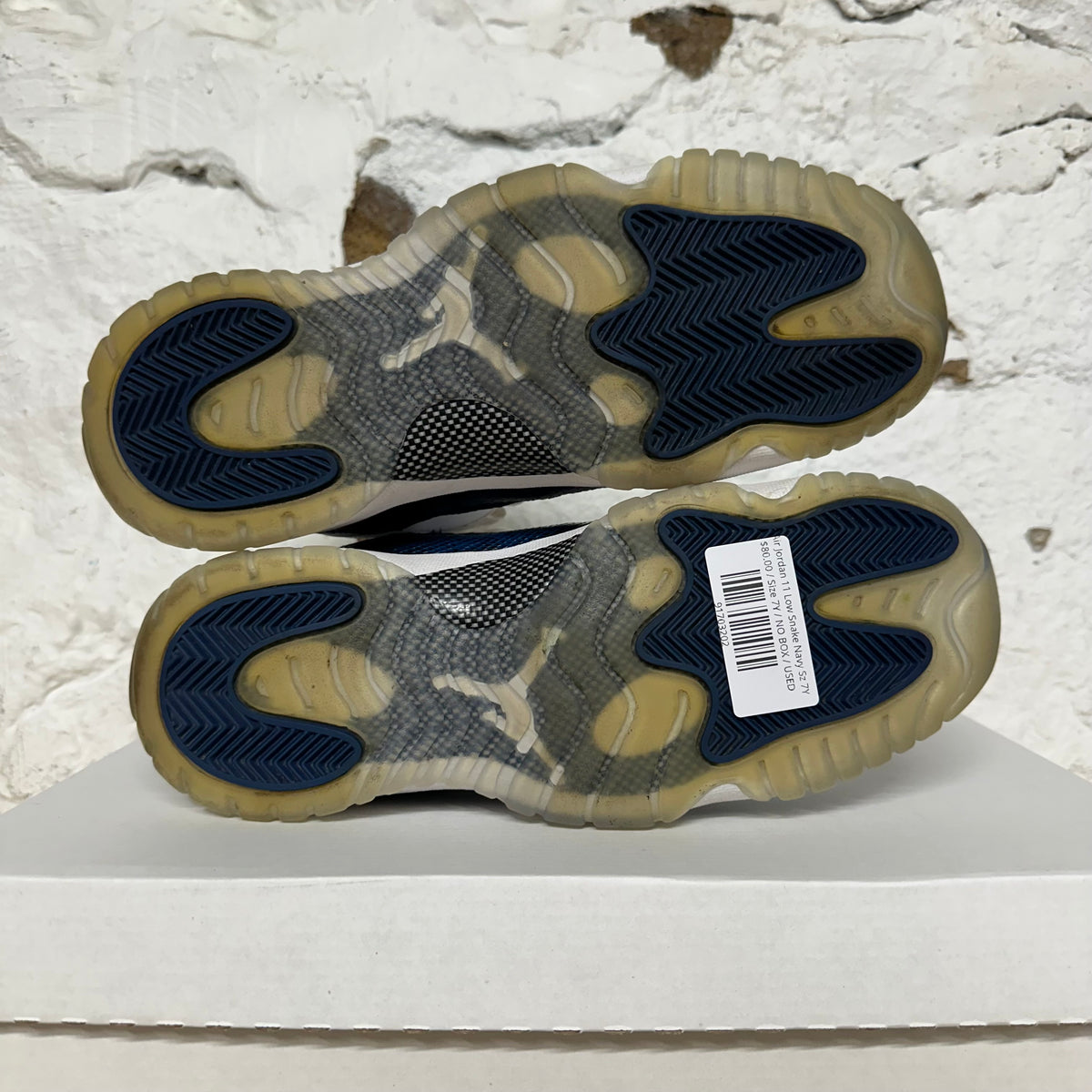 Air Jordan 11 Low Snake Navy Sz 7Y