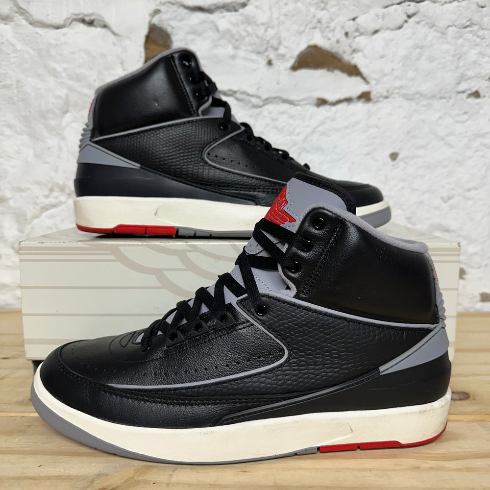 Air Jordan 2 Black Cement Sz 9.5
