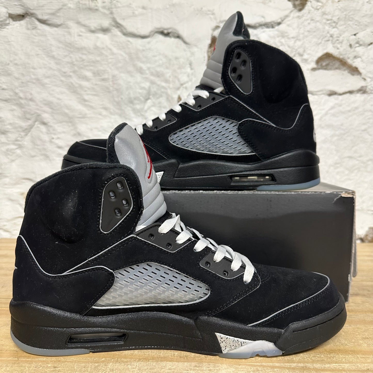 Air Jordan 5 Black Metallic Reimagined Sz 12