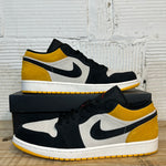 Air Jordan 1 Low Sail University Gold Black Sz 13