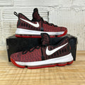 Nike KD 9 University Red Sz 7Y